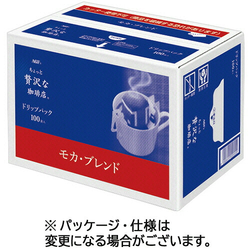 味の素ＡＧＦ ちょっと贅沢な珈琲店 ドリップコーヒー モカブレンド 1セット(200袋:100袋(4901111151086 x2) 取り寄せ商品