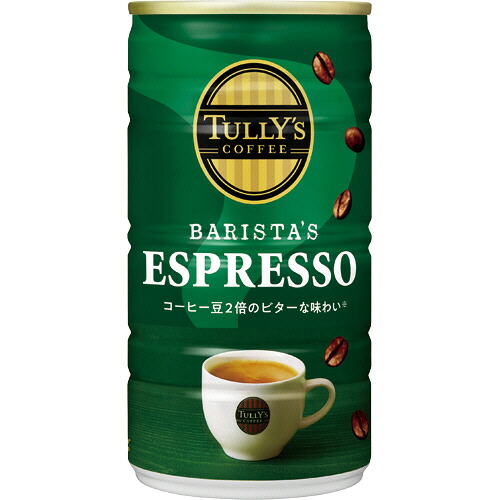 伊藤園 タリーズコーヒー バリスタズ エスプレッソ 180g 缶 1セット(60本:30本×2(4901085613054 x60) 取り寄せ商品