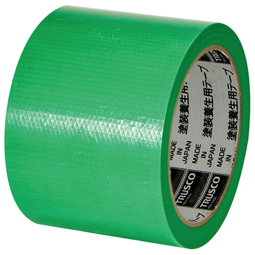 ＴＲＵＳＣＯ 塗装養生用テープ グリーン 75mm×25m 1セット(30巻)(4989999434583 x30) 取り寄せ商品