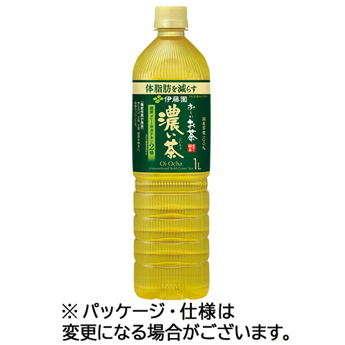 伊藤園 おーいお茶 濃い茶 1L ペットボトル 1セット(24本:12本×2ケース)(4901085620106 x24) 取り寄せ商品