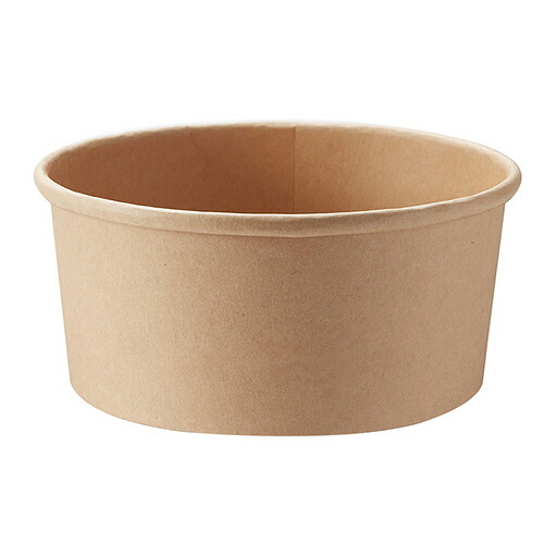 シモジマ 食品容器 未晒フードカップ 630ml 1セット(500個:25個×20パック)(4901755673746 x20) 取り寄せ商品