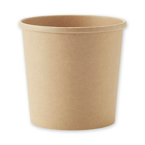 シモジマ 食品容器 未晒フードカップ 780ml 1セット(500個:25個×20パック)(4901755660524 x20) 取り寄せ商品