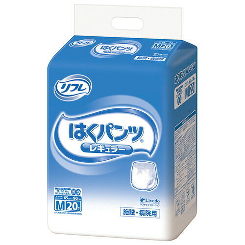リブドゥコーポレーション リフレ はくパンツ レギュラー M 1セット(120枚:20枚x6パック)(4904585029363 x6) 取り寄せ商品