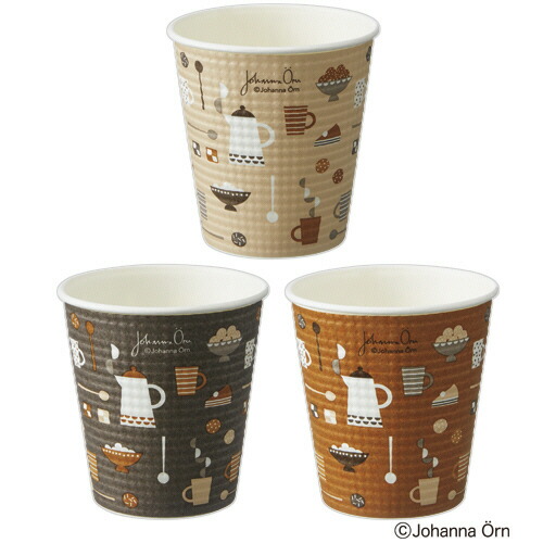 TPS エンボスカップ Fika(フィーカ) 260mL(9オンス) 1セット(1000個:40個×25パック)(4901627044247 x25) 取り寄せ商品