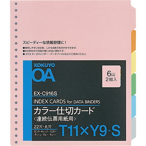 コクヨ KOKUYO 年代順の連続勘定書き質問用紙用色合い間仕切り歌留多 はち切れる用T11×Y9 6山 1書き割り(20組:2組×10容器に並べる)(4901480053608 x10) 取り寄せ商いもの