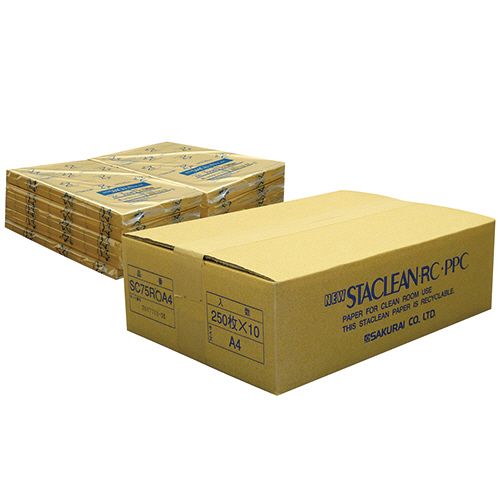 桜井 ﾆｭｰｽﾀｸﾘﾝRC.PPC A4 ｵﾚﾝｼﾞ 72g/m2 1箱(2500枚:250枚&times;10冊)(SC75ROA4) 取り寄せ商品｜ナノズ　店