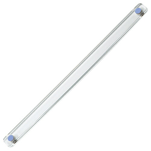 コクヨ KOKUYO 強力マグネットバー クリヤー 300mm 青 1セット(10本)(4901480511603 x10) 取り寄せ商品