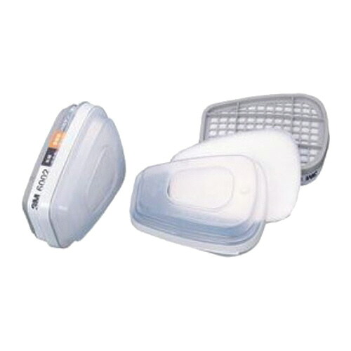 ３Ｍ 6500シリーズ用コンビネーション吸収缶(防じん機能付き) 1セット(12個:2個&times;6組)(4987580130456 x6) 取り寄せ商品｜ナノズ　店