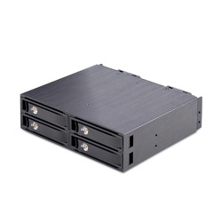 ＳｔａｒＴｅｃｈ．ｃｏｍ U.2モバイルラック/5.25インチベイ用/4ベイ/SFF-8639 SSD対応(4U2525-SAS-BACKPLANE) 取り寄せ商品