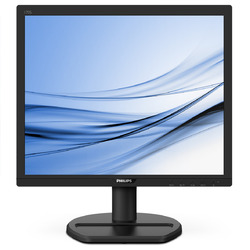 フィリップス 17型スクエア液晶モニター スピーカー内蔵 5年保証 ブラック(170S9A3/11) 目安在庫=△|ナノズ 店