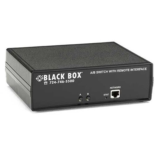 Black Box シリアル・LAN遠隔制御A/BスイッチCAT6(0822088118183) 取り寄せ商品｜ナノズ　店