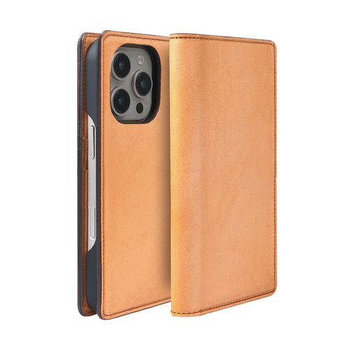 abbi SIGNATURE LISCIO イタリアンレザー MagSafe対応ダイアリーケース for iPhone 16 Pro ボーネ(ABS27315i16PR) 取り寄せ商品｜ナノズ　店