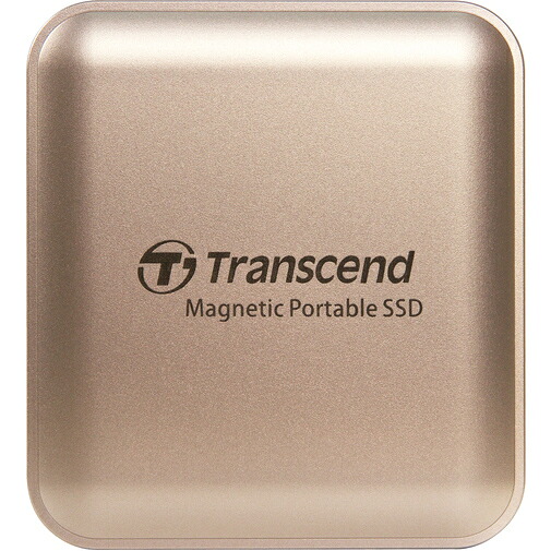 トランセンドジャパン 2TB MagSafe対応ポータブルSSD ESD420 USB 20Gbps Type-C シャンパンゴール(TS2TESD420G) 取り寄せ商品｜ナノズ　店