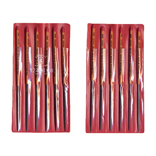 ツボサン 組ヤスリ 12本組(170mm) 角 荒目 1パック(12本)(KA01201) 取り寄せ商品