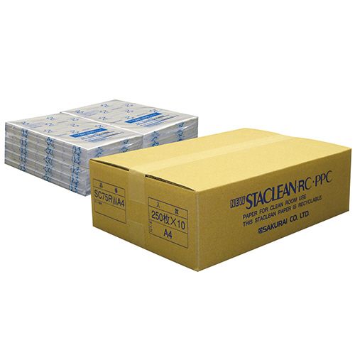 桜井 ﾆｭｰｽﾀｸﾘﾝRC.PPC A4 ﾎﾜｲﾄ 72g/m2 1箱(2500枚:250枚×10冊)(SC75RWA4) 目安在庫\u003d○ 23,792円