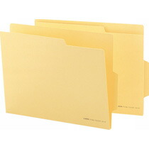 ライオン事務器 LION オープン個別フォルダー A4 クリーム 1セット(50冊)(4903331130230 x50) 取り寄せ商品
