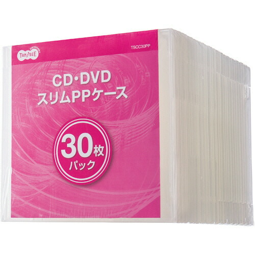 TPS 5粍厚CD・ヴィデオディスクか細いPP容れもの 1書き割り(150枚:30枚×5容器に並べる)(4562426390524 x5) 準拠集団店卸し資産\u003d○