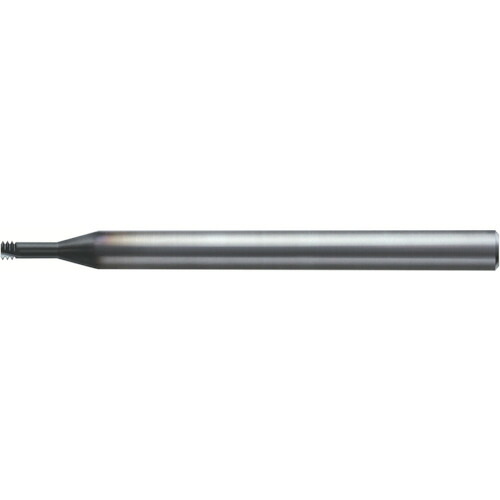 ユニオンツール 超硬合金加工用ネジ切り工具M2.5×0.45×φ1.9×溝数2 1本(UDCTM2.5-0.45-5) 取り寄せ商品
