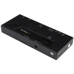 StarTech.com ビデオスイッチャー/HDMI/2入力1出力/4K30Hz/RS232Cシリアル制御(VS221HD4KA) 目安在庫=△｜ナノズ　店