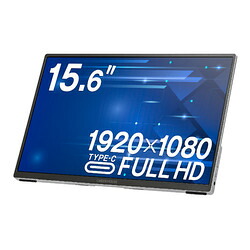 グリーンハウス GREEN HOUSE 15.6型Type-Cモバイルディスプレイ シルバー(GH-LCU16C-SV) 目安在庫=△｜ナノズ　店