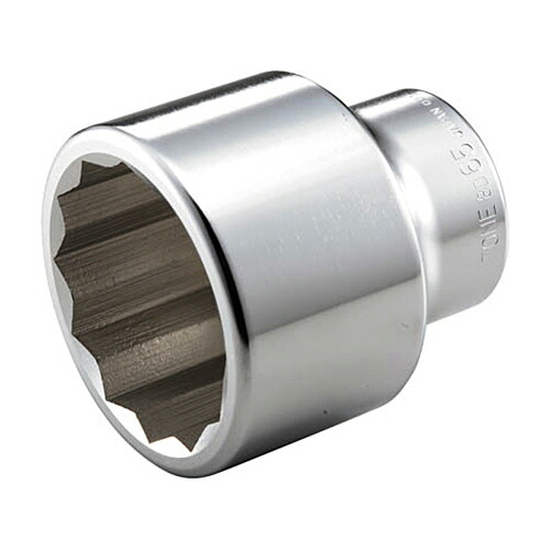 TONE 12角ソケットスタンダードタイプ 差込角8分 80mm 1個(8D-80) 取り寄せ商品