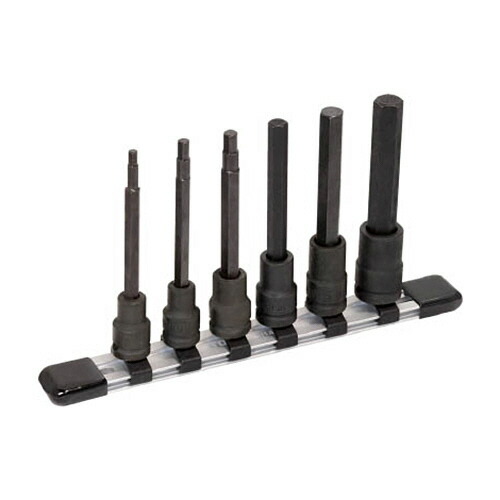 TONE ヘキサゴンソケットセット(強力タイプホルダー付) 6pcs 1セット(HKH306) 取り寄せ商品