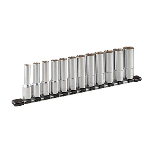 TONE ディープソケットセット(6角・保持者付) 12pcs 1仕かける(HSL412) 取り寄せ商いもの その他-DIY・工具-花・ガーデン・DIY