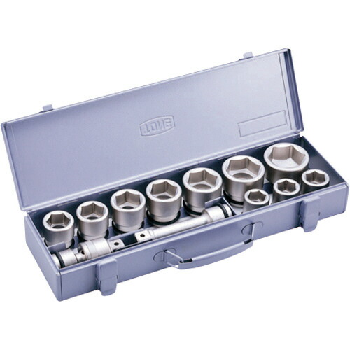 TONE インパクト用ソケットセット(メタルトレー付) 12pcs 1セット(NV6102) 取り寄せ商品