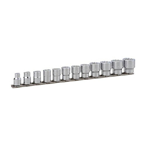 TONE ソケットセット(12角・ホルダー付) 12pcs 1セット(HD312A) 取り寄せ商品