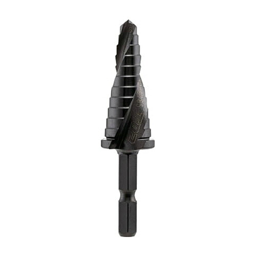 トップ工業 電動ドリル用六角シャンクスパイラルステップドリル 1本(ESD616S) 取り寄せ商品