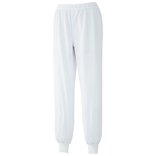 ミドリ安全 白衣 食品産業向け 男女共用 スラックス MHS19W ホワイト 超薄 SS 1着(MHS19W-SITA-SS) 取り寄せ商品|ナノズ 店