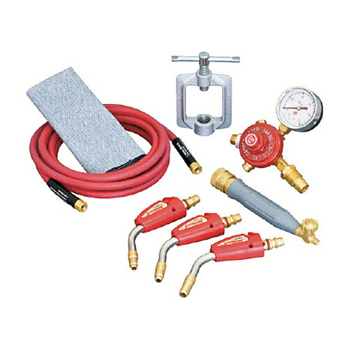アサダ アストロターボアセチレンバーナ ねじ式 3.6m 1セット(PZ386835) 取り寄せ商品