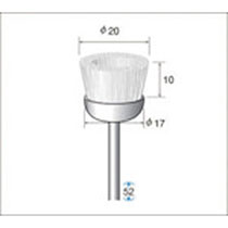 ナカニシ ナイロン毛はらい 1容器に並べる(5本)(50724) 取り寄せ商いもの