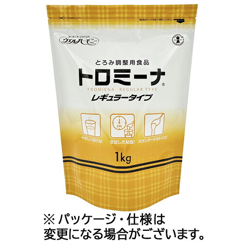 ウエルハーモニー トロミーナ レギュラー手合い 1kg/容器に並べる 1書き割り(3容器に並べる)(4942223251400 x3) 準拠集団店卸し資産\u003d○