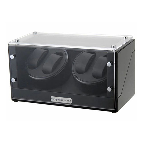 Royal hausen Royal hausen ロイヤルハウゼン ワインダー ワインディングマシーン 4本巻 上品な高級感 モダンデザイン(GC03-D102BB) 取り寄せ商品|ナノズ 店