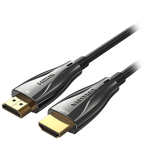 ＶＥＮＴＩＯＮ VENTION 業務用 オプティカルHDMI Male to Male HDケーブル 8K対応 25m 亜鉛合金タイプ HDCP対応 ブラッ(AL-1214) 取り寄せ商品