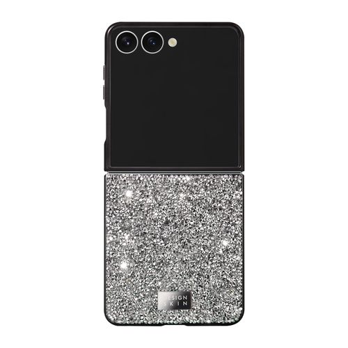 DESIGNSKIN DESIGN SKIN プレミアムクリスタルケースfor Galaxy Z Flip7 シルバー(DSK28053GZFP7) 取り寄せ商品|ナノズ 店