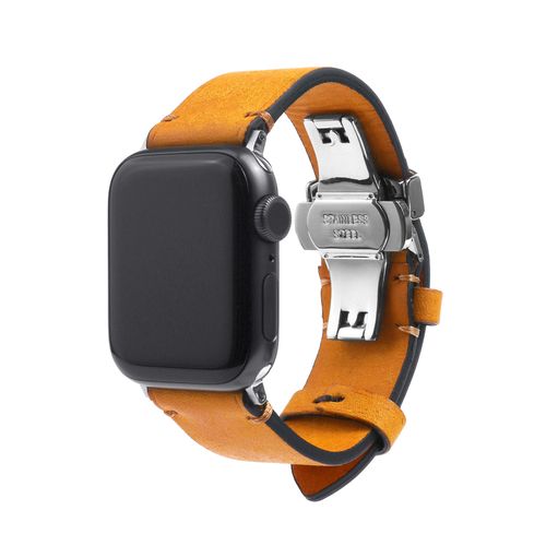 abbi SIGNATURE MARGOTイタリアンレザーバンド for Apple Watch 49/46/45/44mm タン(ABS27689AW) 取り寄せ商品｜ナノズ　店