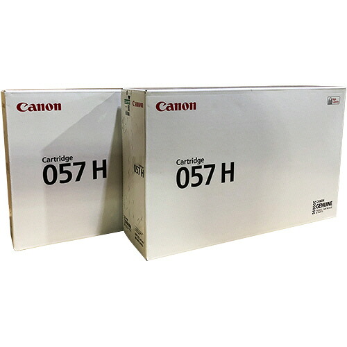 キヤノン CANON キャノン トナーカートリッジ057H 輸入純正品 CRG-057H 1箱(2個)(CRG-057H 2コ ユニユウ) 取り寄せ商品|ナノズ 店