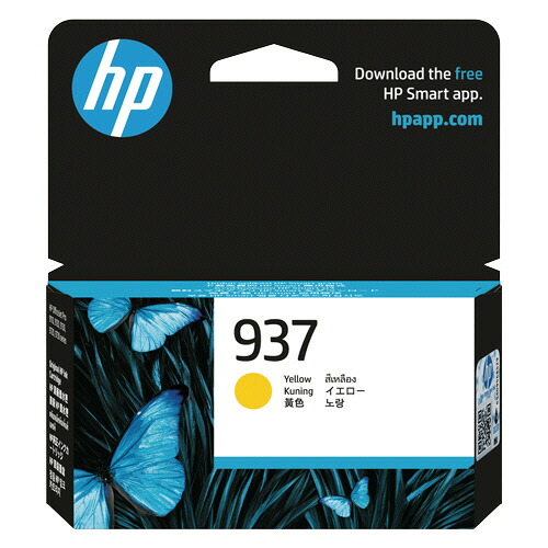日本ＨＰ HP 937 インクカートリッジ イエロー(4S6W4NA) 目安在庫\u003d△ 4,062円