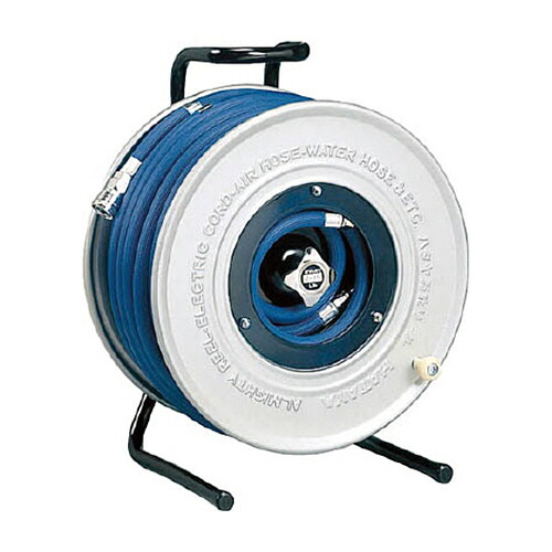ハタヤリミテッド エアーリール 30m 内径φ8.5mm 塩化ビニール製5/16ホース 1台(LC-330) 取り寄せ商品