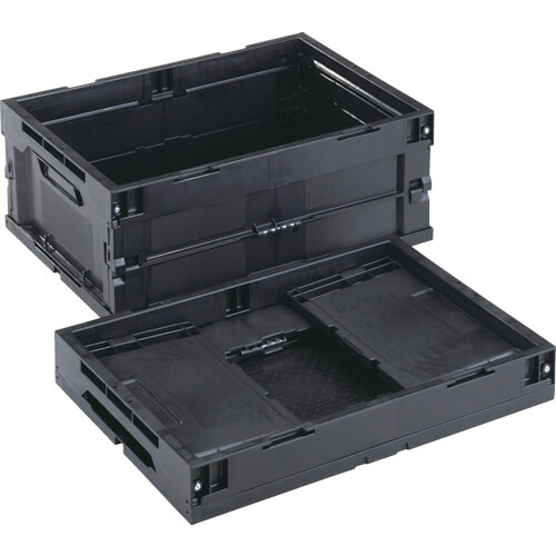 岐阜プラスチック工業 導電性折りたたみコンテナーCB-S31A 黒 1個(CBE-S31A-BK) 取り寄せ商品｜ナノズ　店
