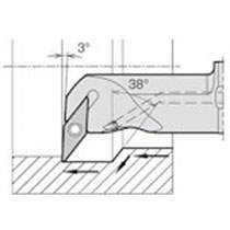 京セラ 内径加工用ホルダ 1個(A16Q-SVUBR11-20AE) 取り寄せ商品