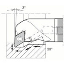 京セラ 内径加工用ホルダ 1個(E12Q-SDUCR07-16A-2/3) 取り寄せ商品