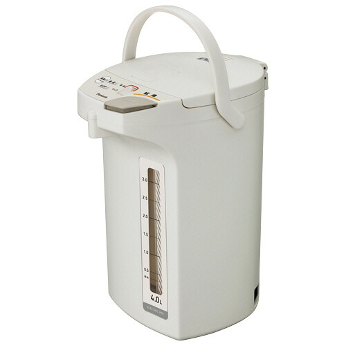 ピーコック 灯かり給湯ポット(省エネ手あい) 4.0L ともし火薄墨色 1台(WMS-40 HL) 取り寄せ商いもの