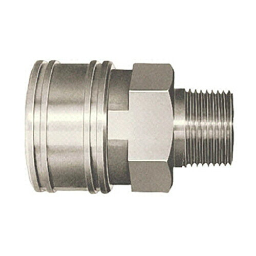 日東工器 TSPカプラ(めねじ取付用ソケット・鋼鉄製) 1個(16TSM) 取り寄せ商品 21,177円