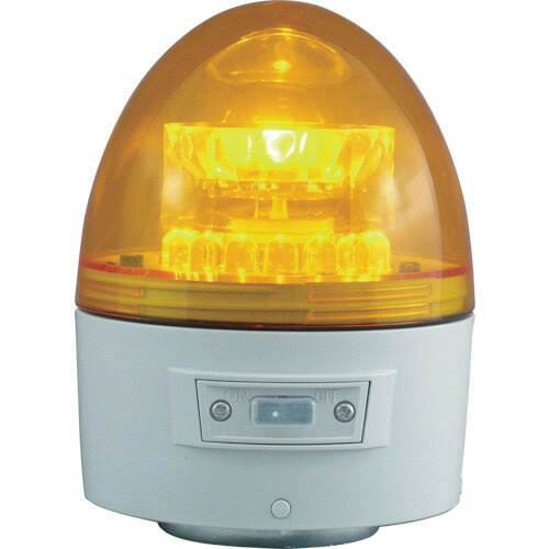 日惠製作所 ニコカプセル VL11B型 LED回転灯 118パイ 黄 1台(VL11B-003AY) 目安在庫\u003d○