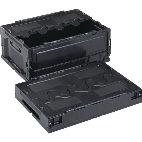 岐阜プラスチック工業 導電性折りたたみコンテナーCF-S31A 黒 1個(CFE-S31A-BK) 目安在庫\u003d○