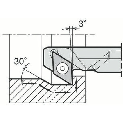 京セラ 口径産業用ホルダ 1個(A16Q-SDZCL11-23AE) 取り寄せ商いもの