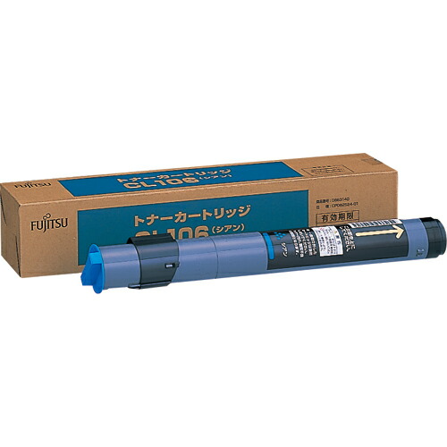 富士通 トナーカートリッジ CL106 シアン 0883140 1個 取り寄せ商品 15,385円